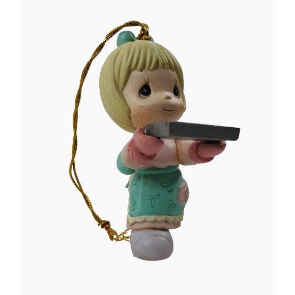 Precious Moments 2 Ornaments Home For The Holidays Enesco Plastic Vintage Boxed - Picture 5 of 10